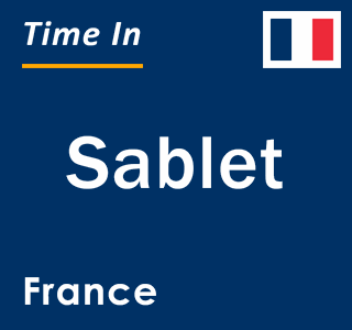 Current local time in Sablet, France