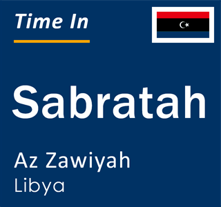 Current local time in Sabratah, Az Zawiyah, Libya