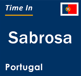 Current local time in Sabrosa, Portugal