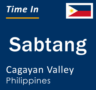 Current local time in Sabtang, Cagayan Valley, Philippines