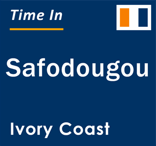 Current local time in Safodougou, Ivory Coast