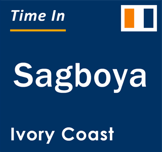 Current local time in Sagboya, Ivory Coast