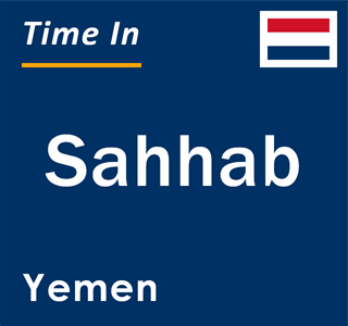 Current local time in Sahhab, Yemen