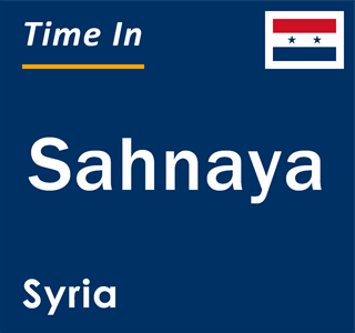 Current local time in Sahnaya, Syria