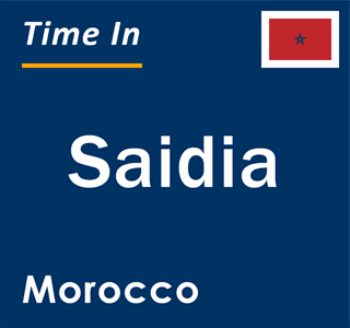 Current local time in Saidia, Morocco