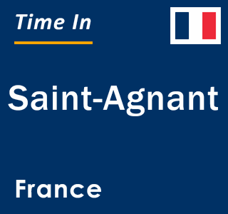 Current local time in Saint-Agnant, France