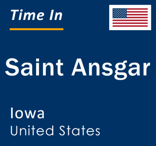 Current local time in Saint Ansgar, Iowa, United States