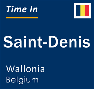 Current local time in Saint-Denis, Wallonia, Belgium