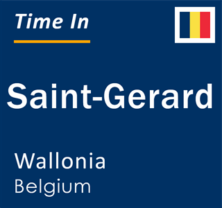 Current local time in Saint-Gerard, Wallonia, Belgium