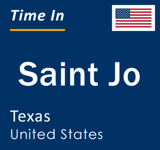 Current local time in Saint Jo, Texas, United States