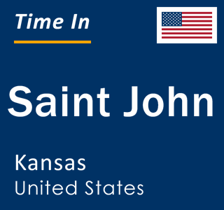 Current local time in Saint John, Kansas, United States