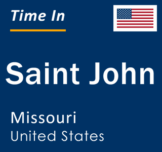 Current local time in Saint John, Missouri, United States