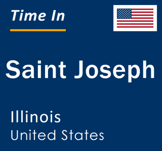 Current local time in Saint Joseph, Illinois, United States