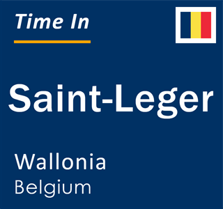 Current local time in Saint-Leger, Wallonia, Belgium