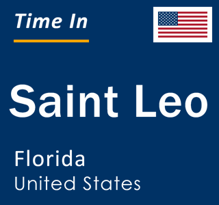 Current local time in Saint Leo, Florida, United States