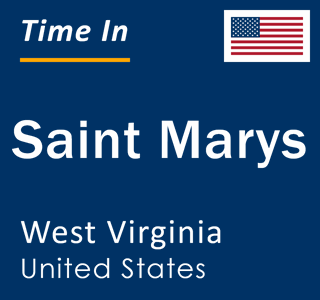 Current local time in Saint Marys, West Virginia, United States