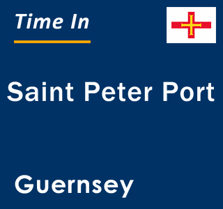 Current local time in Saint Peter Port, Guernsey