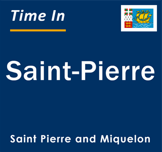 Current local time in Saint-Pierre, Saint Pierre and Miquelon