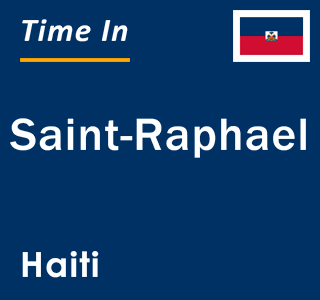 Current local time in Saint-Raphael, Haiti