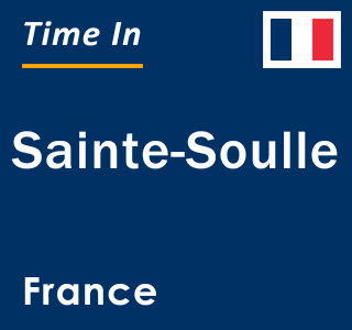 Current local time in Sainte-Soulle, France