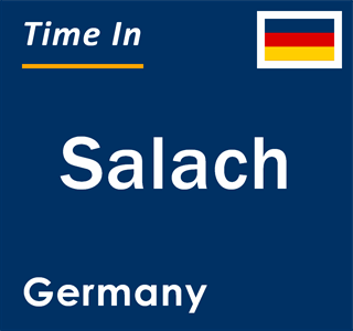 Current local time in Salach, Germany