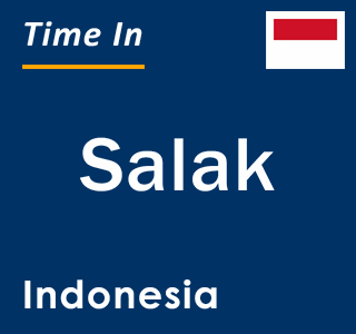 Current local time in Salak, Indonesia