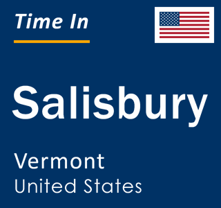 Current local time in Salisbury, Vermont, United States