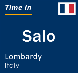 Current local time in Salo, Lombardy, Italy