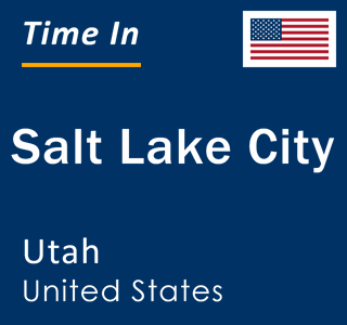 Current local time in Salt Lake City, Utah, United States