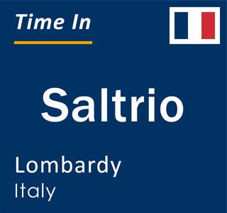 Current local time in Saltrio, Lombardy, Italy