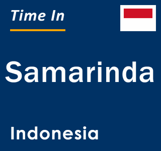 Current local time in Samarinda, Indonesia