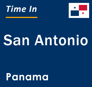 Current local time in San Antonio, Panama