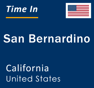 Current local time in San Bernardino, California, United States