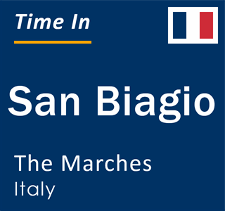 Current local time in San Biagio, The Marches, Italy