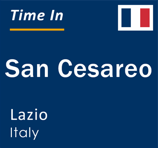 Current local time in San Cesareo, Lazio, Italy