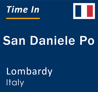 Current local time in San Daniele Po, Lombardy, Italy