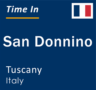 Current local time in San Donnino, Tuscany, Italy