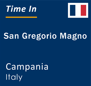 Current local time in San Gregorio Magno, Campania, Italy