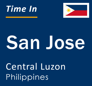 Current local time in San Jose, Central Luzon, Philippines