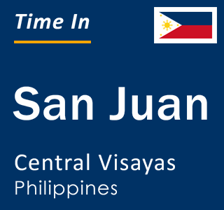 Current local time in San Juan, Central Visayas, Philippines