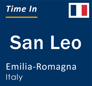 Current local time in San Leo, Emilia-Romagna, Italy