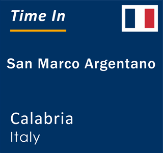 Current local time in San Marco Argentano, Calabria, Italy