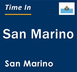 Current local time in San Marino, San Marino