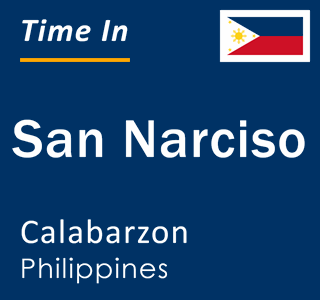 Current local time in San Narciso, Calabarzon, Philippines