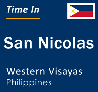 Current local time in San Nicolas, Western Visayas, Philippines