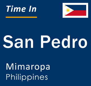 Current local time in San Pedro, Mimaropa, Philippines