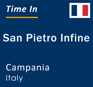 Current local time in San Pietro Infine, Campania, Italy