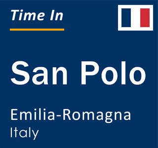 Current local time in San Polo, Emilia-Romagna, Italy