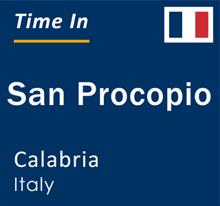 Current local time in San Procopio, Calabria, Italy