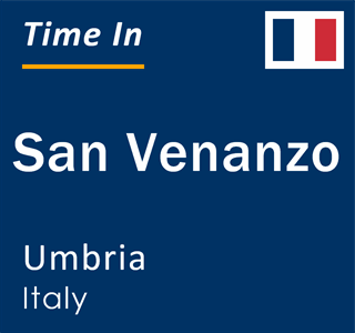 Current local time in San Venanzo, Umbria, Italy